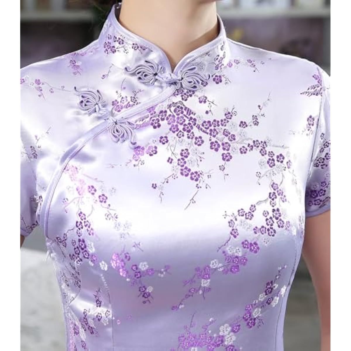 Chinese Women's Cheongsam Qipao Dress Slim Bodycon Exotic Long Split Dresses Wedding Costumes Gown Vintage Lunar New Year